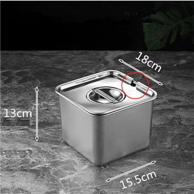 Stainless Steel Square Ramen Stock Storage Tank