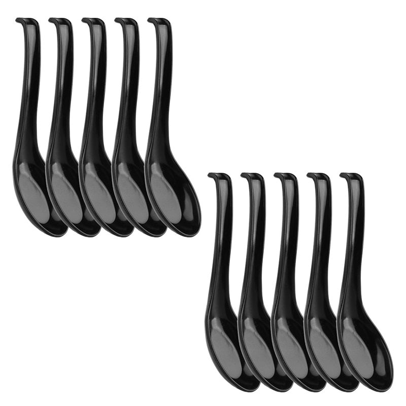 Ramen spoon black