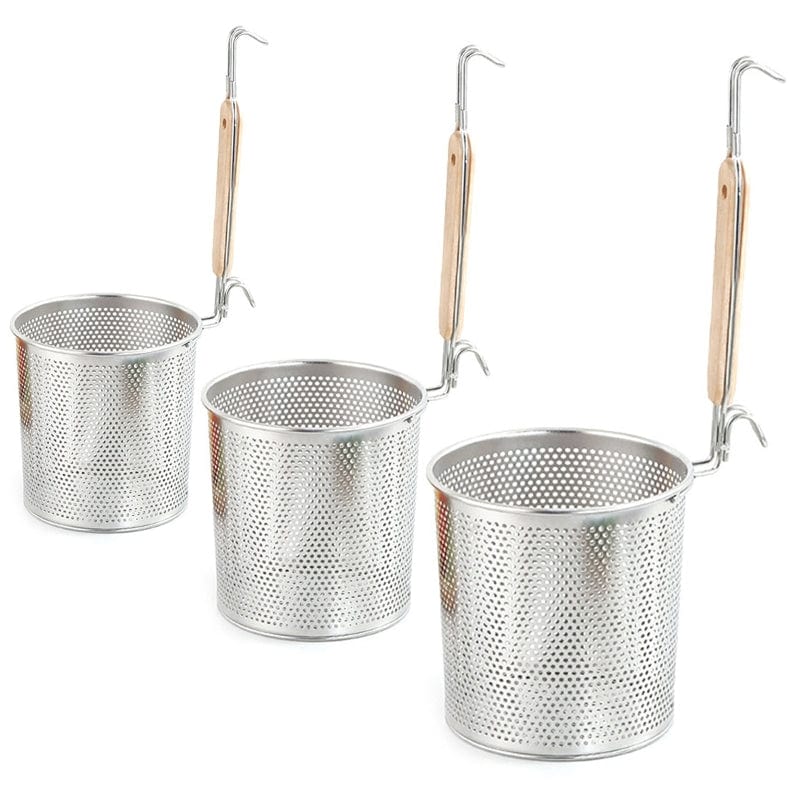 Tebo Noodle Strainer | RVS Strainer Basket For Cooking Ramen Noodles