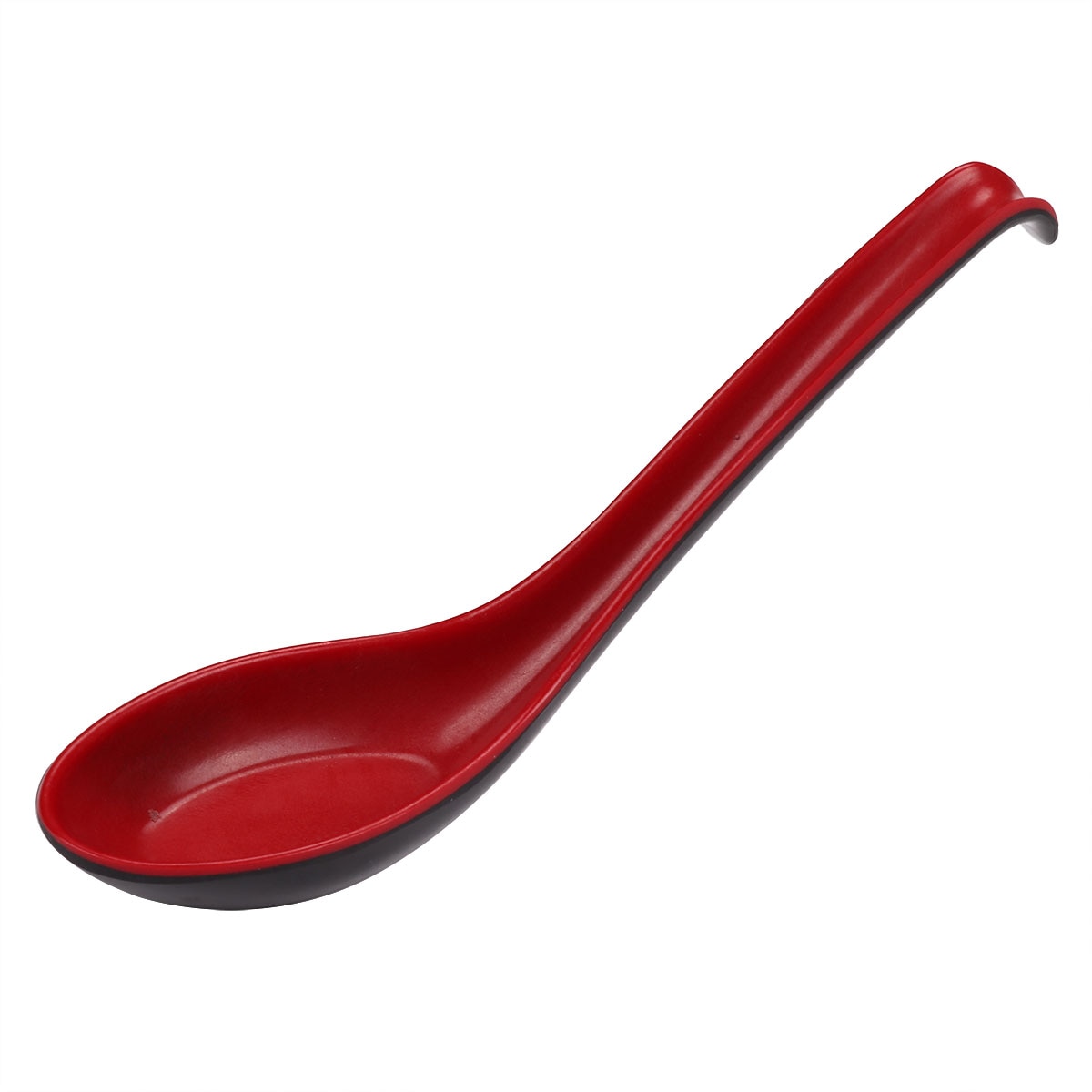 Chinese soup spoon red